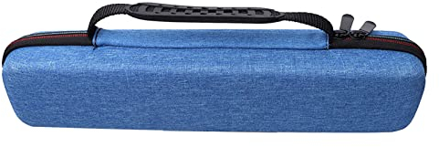 Bolsa resistente al calor para plancha de pelo iónico cepillo de viaje bolsa de almacenamiento/viaje duro EVA bolsa de transporte de almacenamiento, azul, talla única