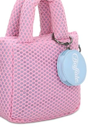 Buffalo Damen Boxy15 Meshy Rose Handtasche
