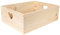 Creative Deco Große Holzkiste Obstkiste Korb | 40x30x13cm (+/-1cm) | Herzförmigen Griffen | ohne Deckel | Hölzernen Kasten Unlackiert Holzbox Kiste | Für Dokumente Spielzeuge Werkzeuge