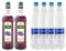 Lot Sirup & limonade :Sirup Teisseire - Veilchen (2x1L) – Rioba-limonade (4x1L)