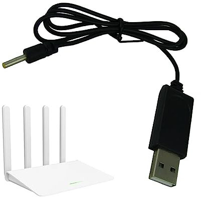 Bexdug USB to DC Charging Cable | Plug Jack Charging Cable Fast Charger | Replacement DC Charging Cable Extension USB to DC Barrel Jack Adapter for Cartoon Watches, Speakers, Radiators