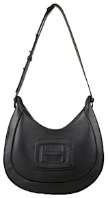 Hogan H-Bag Hobo H Embossed schwarz 32 x 29 x 10 cm, Qvd Schwarz, Einheitsgröße