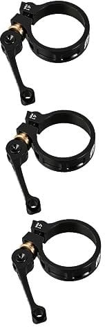 Toddmomy 3pcs Seatpost Clamp Bike Post Clamp Bike Seat Tube Clip Cycle Seat Post Clamp Seatpost Rack Clamp Clamp Adjustable Bike Seat Clamp Clamp Accessories Aluminum Alloy
