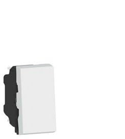 Interrupteur Mosaic EasyLed 10 AX 250V 1 module, blanc