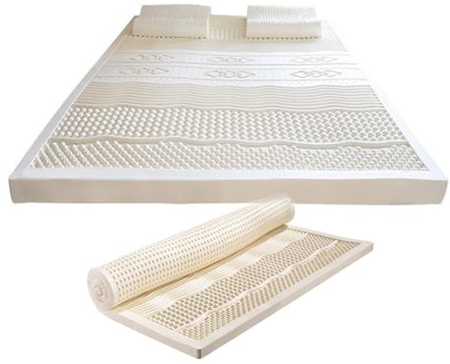 ARyako Latex-Matratze, Superweich, 100% Natürlich,Entspannende Schlafzimmer-Latex-Matratze Mit Topper, Naturlatex-Matratzenauflage,7.5cm,200x220cm(79x86in)