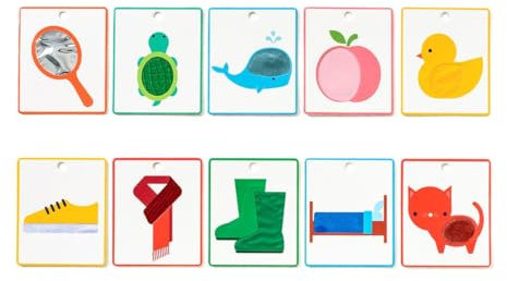 oxybul | 10 Cartes imagier à Toucher | 12 Mois - 3 Ans