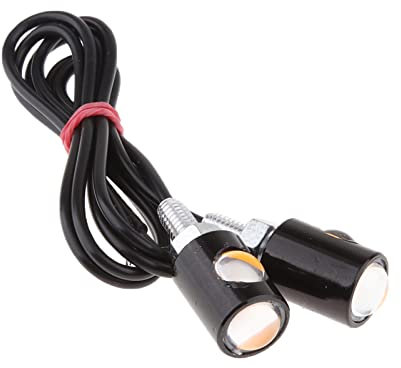 Universal Fit Yellow License Plate Light for Cars and Motorcycles - Super Bright and Easy to Install