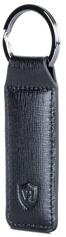 VON HEESEN® Schlüsselanhänger Leder mit Geschenkbox I Schlüssel Organizer Schlüsselband Schlüsselbund Schlüsselhalter I Geschenk für Damen & Herren (Saffiano)