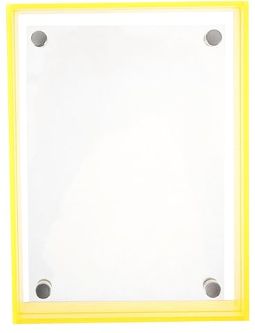 HOLIDYOYO Schwebender Bilderrahmen Neon-Acryl Wandhalterung Tisch-Schreibtisch-Rahmen Dekoration Farbiger Moderner Fotorahmen Für Galerie Heimbüro