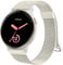 Metal Strap for Garmin Venu Sq/Sq 2 Music, Vivoactive 5/3, Forerunner 55/645/245-20mm Stainless Steel Replacement Band With Enhanced Magnet for Venu 2 Plus (Starlight)