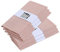 Pack of 6 Rustikale Natürliche Baumwoll-Stoffservietten Setweich,Bequem und Wiederverwendbar, Leinen Servietten, Tuch für Hochzeitsfeier und Party-Dekoration Set von 6 Stück