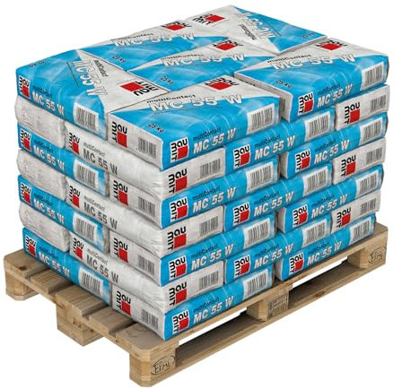 42x BAUMIT/Palette Haftmörtel muliContact MC 55 W 25Kg Fassadenspachtel Naturweiß