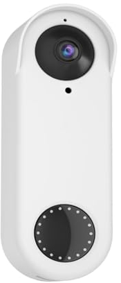 Arlo Doorbell Protective Case,Doorbell Silicone Case for Arlo Video Doorbell (2nd Generation) Drill-Free Accessories Full Protection for Arlo Video Doorbell Arlo AVD1001-100NAS,White