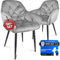 DCYM® 150 Kg Esszimmerstühle 2er Set Esszimmer Armelehnestuhl Samt Küchen Stuhl Chairs for Dining Table Sandalye Stühle Esszimmer Küchenstühle.