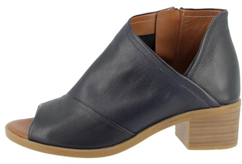 Andrea Conti Femme Damen Absatz Sandalette Sandale à Talon, d Bleu, 37 EU