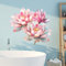 GRAZDesign Wandtattoo Bad Seerose Wellness Wandaufkleber Badezimmer - 41x40cm