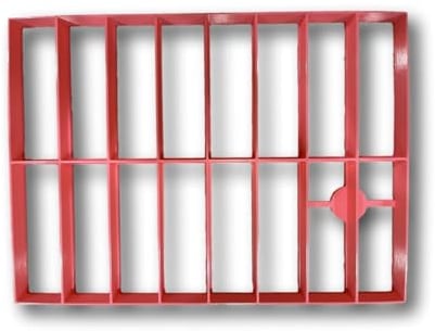 Cortador de galletas rectangular de 2,5 x 7,6 cm