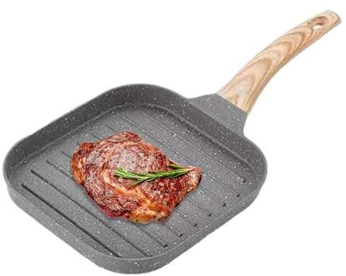 Sartén para asar para parrilla, Sartén antiadherente para parrilla - Sartén antiadherente para barbacoa - Sartén para parrilla, sartén para carne, plancha multifuncional para el hogar, cocina, restaur