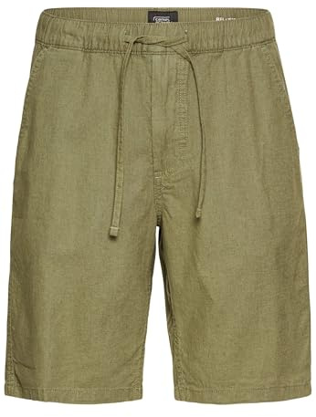 camel active Herren Chino Shorts mit elastischem Bund Grün, menswear-44IN
