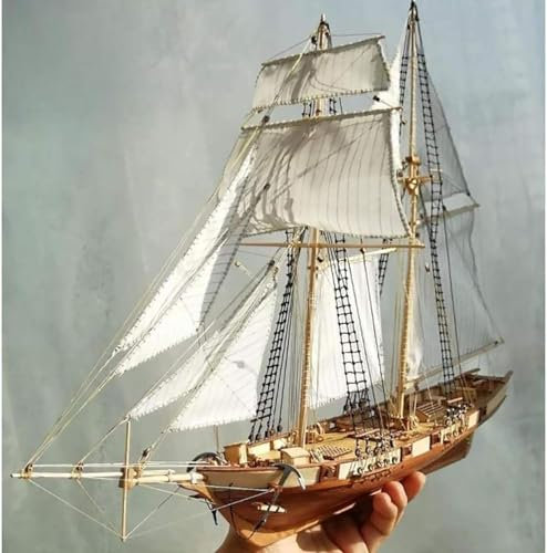 Modellschiff-Bausätze zum Bauen für Erwachsene, Maßstab 1:96, Segelboot-Modellbausatz, Holzmontage-Schiffsmodell, klassischer DIY-Segelboot-Modellbausatz, Geschenke für Kinder, Geschenk 2024