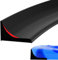 Seuil De Douche Barrage D'eau Pliable，3 m Silicone Barrière de douche Autocollante,Joint Porte Douche Barrage de douche Anti Débordement pour Baignoire,La Cuisine Et La Salle De Bain,Noir