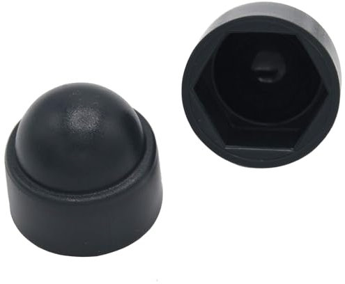 Lot de 50 capuchons de protection pour vis et écrous M10 - Largeur de clé 17 - Noir