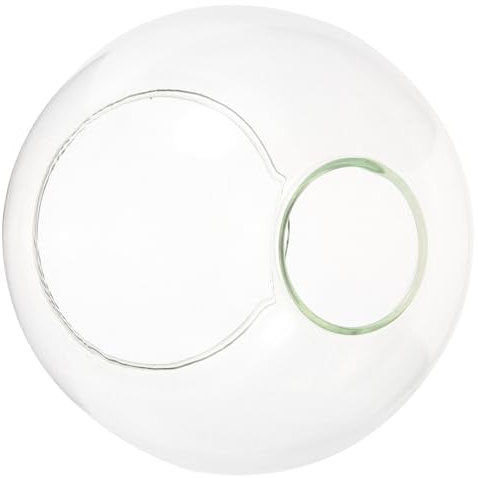 ASAKKURA Moderner Transparenter Glasschirm Ømm Kugelförmiger Lampenschirm Aus Klarglas Ersatz Lampenglas Für Hängelampe Stilvolles Design Für Wohnzimmer Und Schlafzimmer Einfache Montage
