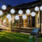totpuc Solar String Lights Waterproof, 100LED/12M Fairy Lights with 8 Modes, 39Ft Solar Garden Lights for Party Christmas Decoration (Cold White)