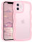 DUEDUE for iPhone 12 Mini Case Clear, Cute Curly Wave Frame Shape Clear Cover Soft TPU Silicone Shockproof Protective Women Girls Phone Case for iPhone 12 Mini 5.4 2020, Pink