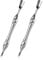 Lot de 2 repousse-cuticules antidérapants 2 en 1 avec fourchette en acier inoxydable, outil pratique pour manucure, pédicure, ongles