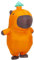 Yeffute Aufblasbares Capybara-Kostüm für Erwachsene, aufblasbares Halloween-Kostüm, lustige Tier-Kostüme (braun)