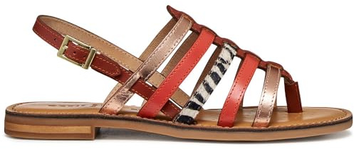 Geox Women's D Maddalusiac B Flat Sandal
