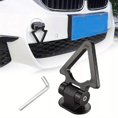 WJYZNB Ganci di Traino per Auto, Compatibile con Mercedes-Benz W117 C117 CLA 200 CLA 220 CLA 250 CLA 45, Accessori per Auto,Black