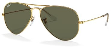 Ray-Ban Damen Aviator Sonnenbrille, Gold (001/58), 55 mm EU