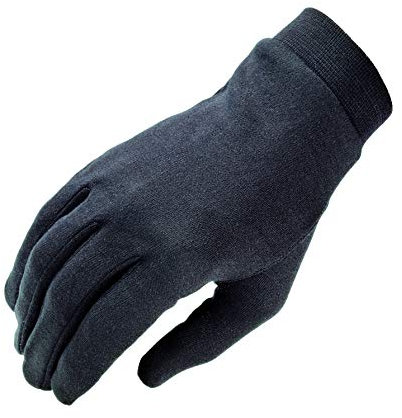 Racer LD600 Guantes de Seda para Motoristas, Negro, M