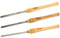 Hurricane Drehen Werkzeug, Drechseln Drei-teiliges Schüssel Hohlbeitel-Set, 1/10,2 cm, 3/20,3 cm Flöte, und 1/5,1 cm Flöte, High Speed Stahl