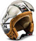 Soxon® SP-325 Plus „White“ · Jet-Helm · Motorrad-Helm Roller-Helm Scooter-Helm Moped Mofa-Helm Chopper Retro Vespa Vintage Pilot Biker Helmet · ECE 22.05 Visier Schnellverschluss Tasche M (57-58cm)