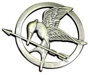 Oakhum Designs Hunger Games Antik Silber plattiert Katniss Mockingjay Brosche/Pin