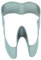 Ausstecher/Ausstechform Zahn 5,5 cm aus Edelstahl