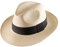 Classic Italy - Chapeau Panama Paille Homme ou Femme Gibara - Taille 60 cm - 56-Anthracite