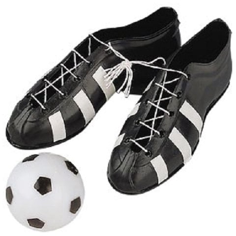 WFD Kit Torta Scarpette E Pallone da Calcio - Cake Topper