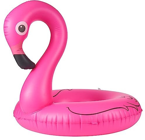 Bramble - Small Inflatable Pink Flamingo Ring Float - 65x65x40cm