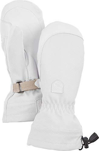 Hestra Damen Handschuhe Patrol Gauntlet Mitt - Warm Durable Handschuh für Winter Skifahren und Schnee - Elfenbein - 8