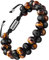 murtoo Bracelet en Pierre Naturelle pour Les Hommes, Braceletréglable de perlesavec Huile Essentielle Yoga comme Diffuser Bracelet pour Hommes (Oeil de Tigre, 8mm)