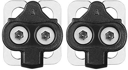 Sarari MTB Mountain Bicycle Cleat Set, 1 Paar Fahrrad selbstsichernde Pedal Cleat Stahl Schrauben Fahrrad Zubehör für Shimano SPD