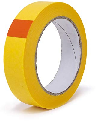 gws 24 Rollen Goldband, Malerband zum Abkleben zum Streichen, Malen, Lackieren, Basteln und vielem mehr, Maler-Abdeckklebeband, Rückstandsfrei entfernbar, dünn & stabil mit je 50 m x 25 m
