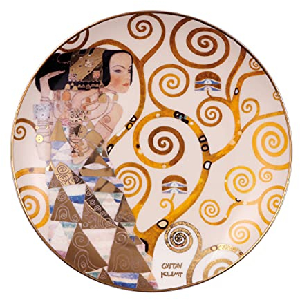 Wandteller Gustav Klimt -Die Erwartung