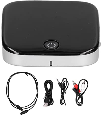 Adaptador De Audio Bluetooth 5.0 BTI-029, Receptor Y Transmisor Inalámbrico 2 En 1, Adaptador De Baja Latencia con TOSLINK Y 3,5 Mm (AUX Y RCA) para TV