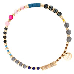 Lizas Schmuckarmband bunt Armband Perlenarmband verschiedene Modelle (blau/pink)