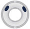 BLUE SKY - Boya de la Marina Nacional - Inflable - 069987 - Blanco - Plástico - 90 cm de diámetro - Juguete para niños y Adultos - Juego al Aire Libre - Piscina - Licencia Oficial - Desde 10 años